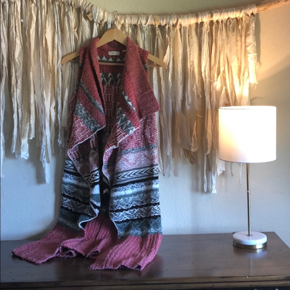 Long sweater duster